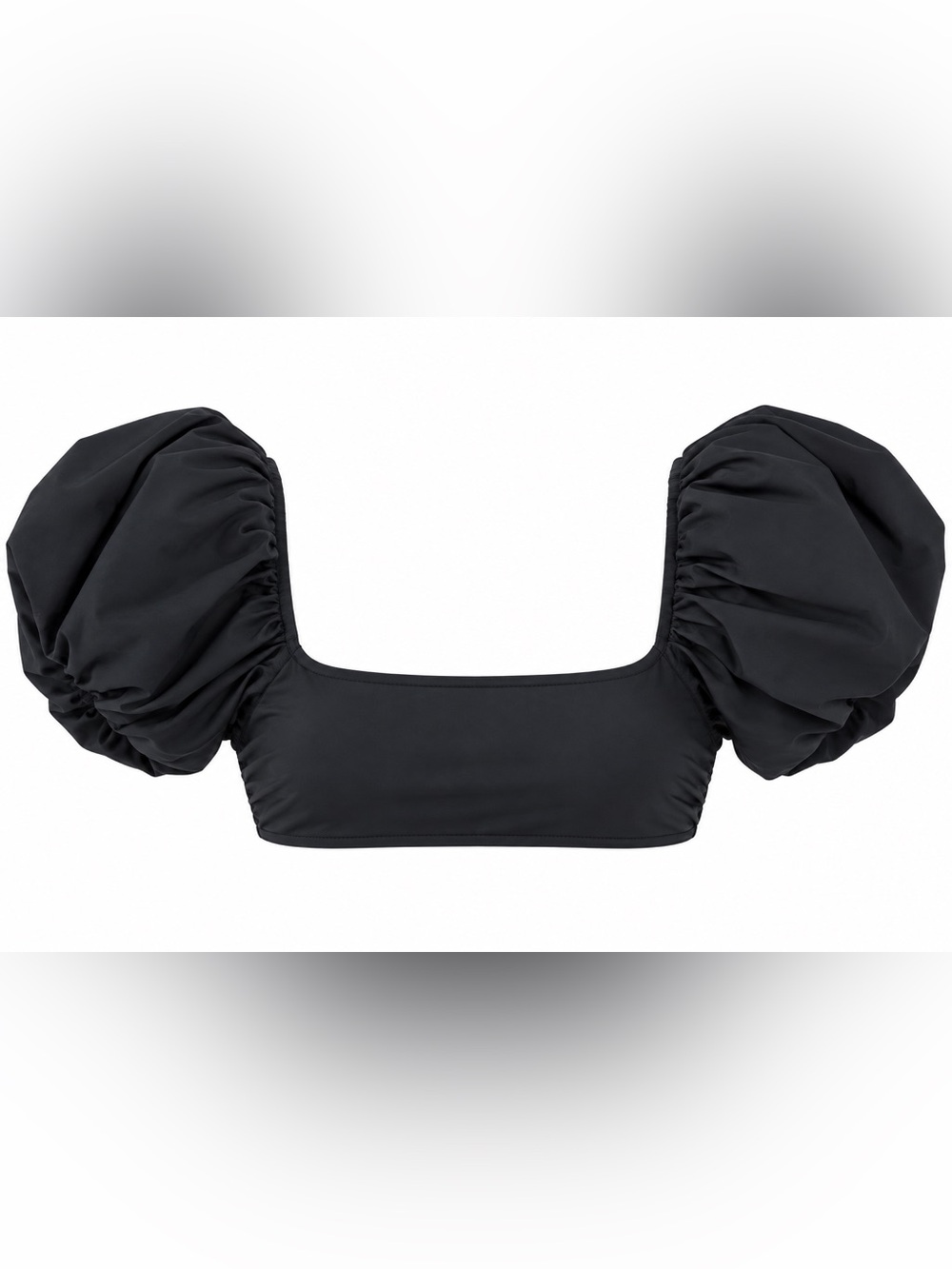 Zara NWT puff sleeve bikini top, small